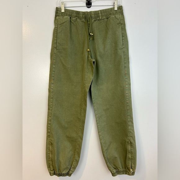 Zadig & Voltaire Parole Military Olive Green Jogger Pants Size Small - Picture 3 of 15